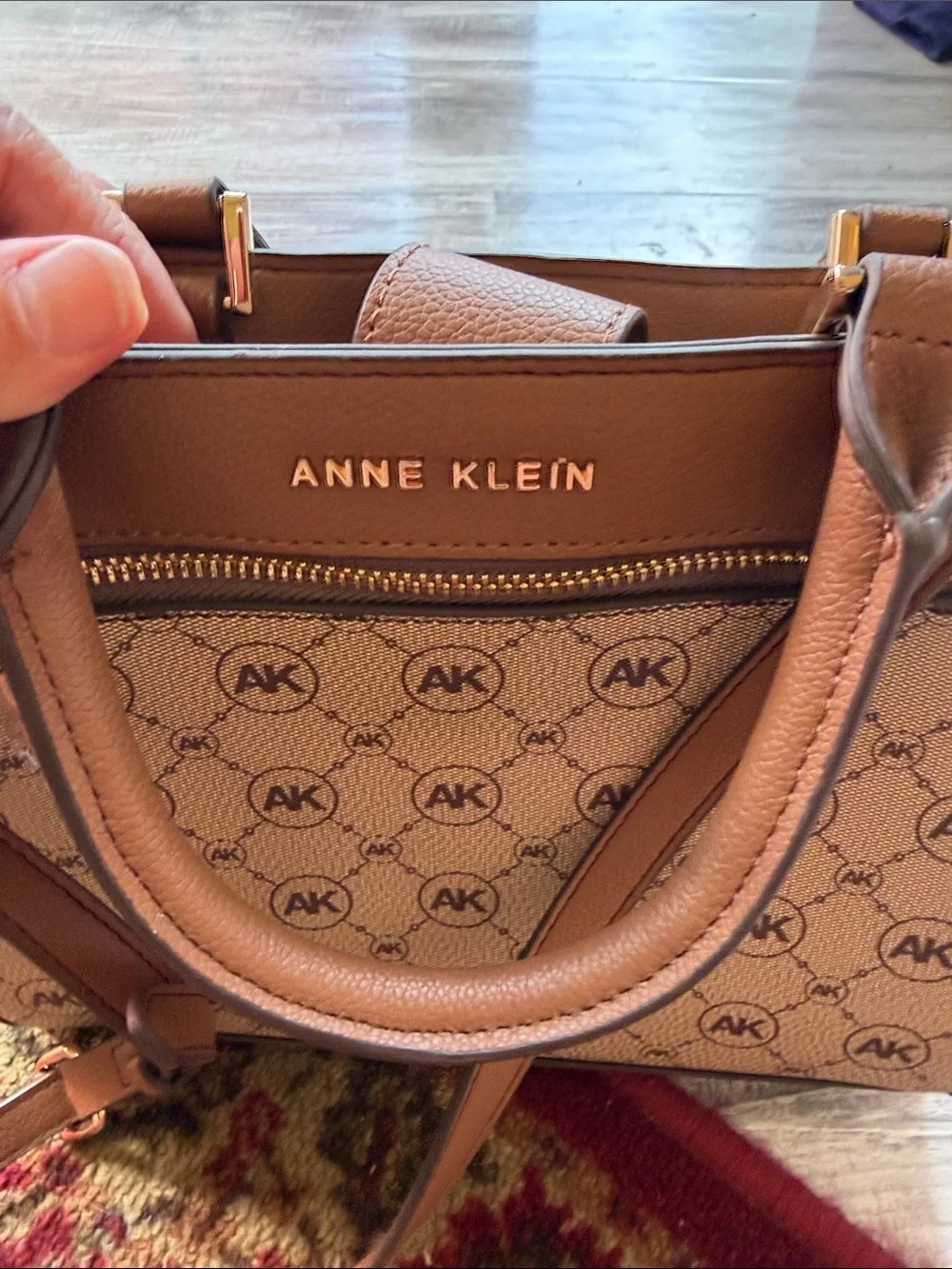 Anne Klein structured satchel
